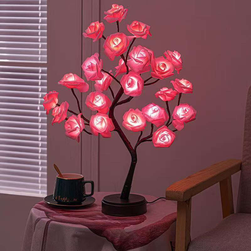 Transform Your Space with the LED Rose Tree Decorative Night Light